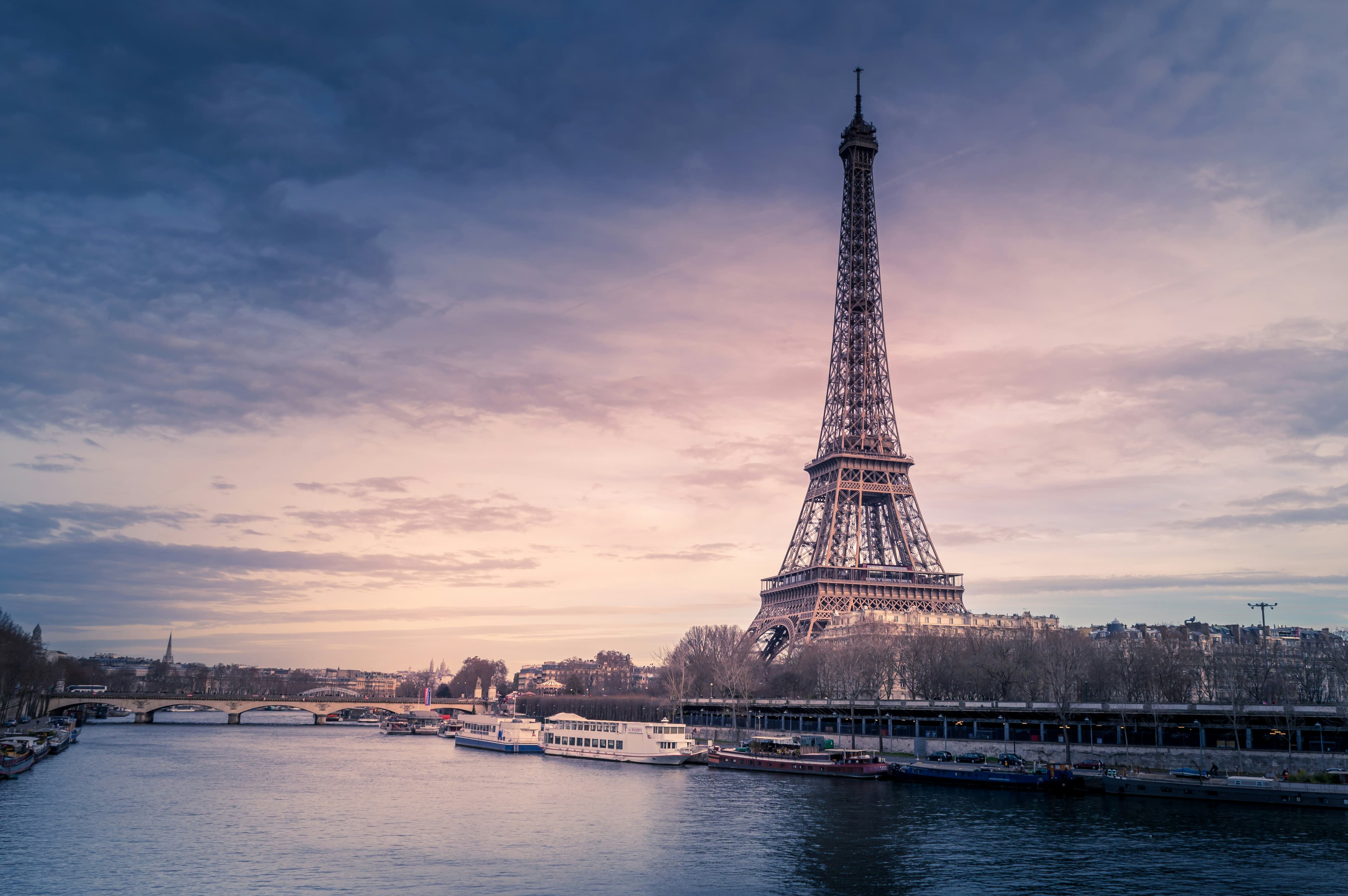 Paris cityscape with Eiffel Tower